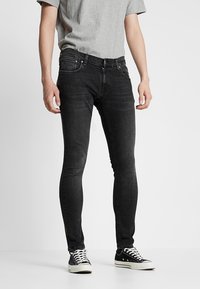 Nudie Jeans Vaqueros pitillo - black denim