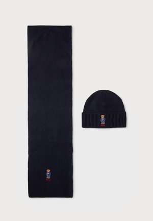 FLAG BEAR GIFT BOX UNISEX SET - Gorro - hunter navy
