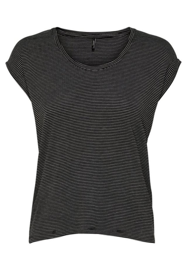 MIT KURZEN ÄRMELN LOCKERES - T-Shirt print - black