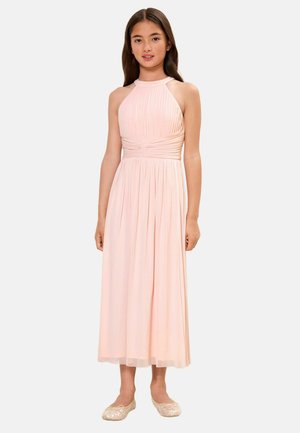 Lipsy, PLEATED HALTER MAXI OCCASION DRESS - Cocktailkleid/festliches Kleid - pink