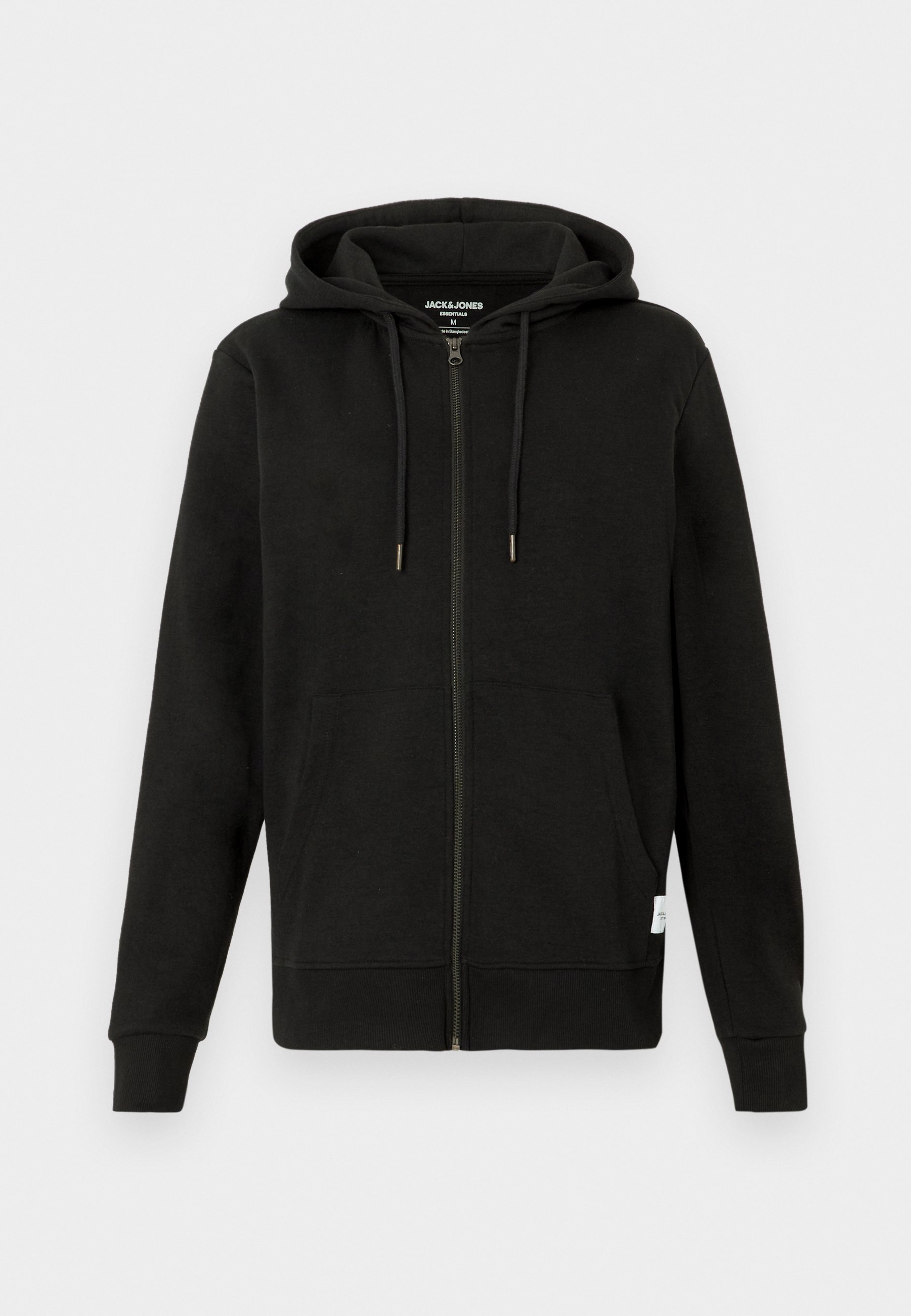Jack & Jones JJEBASIC ZIP HOOD - Zip-up sweatshirt - black