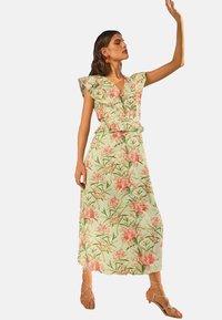 REGULAR FIT - Dnevna obleka - green floral