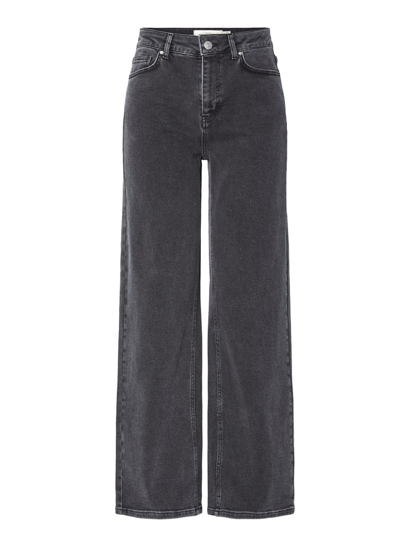 YAS Relaxed fit jeans donkergrijs