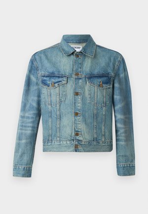Weekday TRUCKER JACKET - Denim jacket - cyan dust