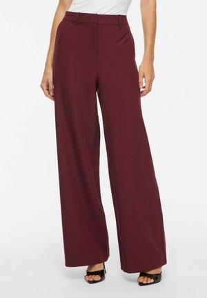 VILA, WIDE-LEG TROUSERS VIONTAYA HIGH WAIST - Pantalon classique - port royale