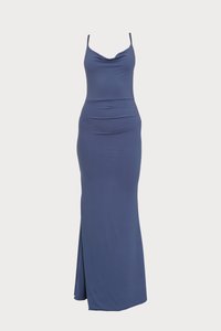 TASHA BACK MAXI DRESS - Maxikleid - denim blue