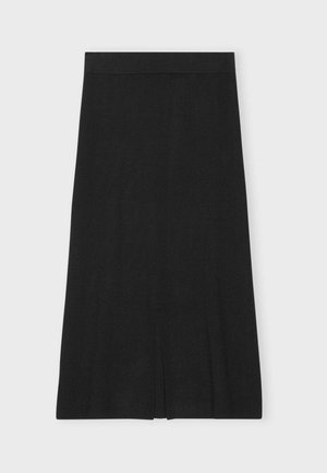 moshi moshi mind DAZZLING - Maxi skirt - black