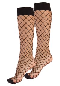 Calzitaly LARGE FISHNET - Calcetines hasta la rodilla - black