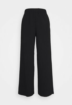 Selected Femme SLFTINNI-RELAXED MW B NOOS - Trousers - black