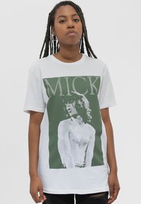 Paradiso Clothing THE ROLLING STONES RETRO MICK JAGGER LIVE - Print T-shirt - white