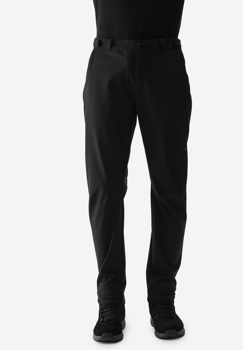 4F Pantalon de costume - deep black
