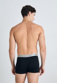 Tommy Hilfiger SIGNATURE TRUNK 3 PACK - Boxer alsónadrág - black/ornamental green/silver
