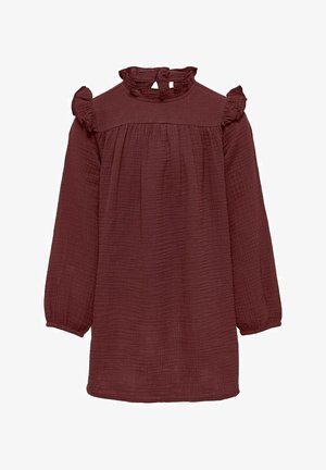 RÜSCHEN - Vestido informal - cherry mahogany