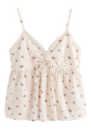 Next, REGULAR FIT - CAMI TOP . - Top - cream ditsy floral print