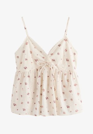 Next, REGULAR FIT - CAMI TOP . - Top - cream ditsy floral print