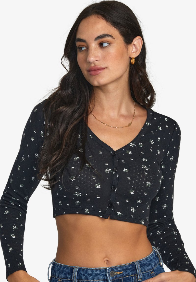 RVCA Strickjacke - rvb/schwarz - Zalando RVCA Strickjacke - rvb/schwarz - Zalando