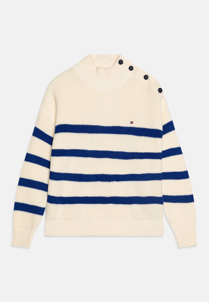 Tommy Hilfiger - MOCK NECK - Jersey de punto - ivory petal/wedge blue, Ampliar