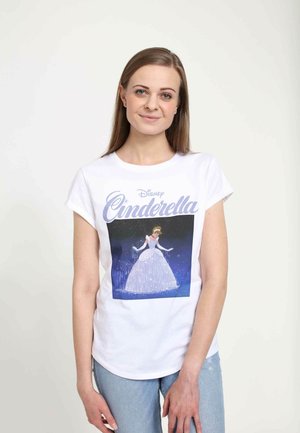 CINDERELLA SQUARE CINDY - T-shirt imprimé - white