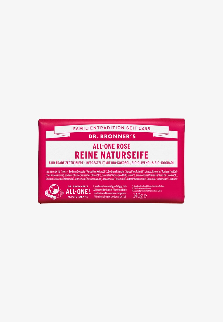 Dr. Bronner´s PURE NATURAL SOAP 140G - Fast tvål - rose