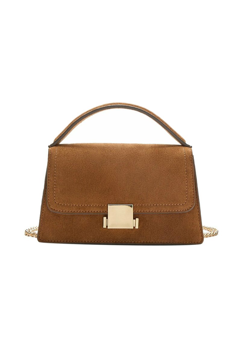 Stradivarius - DOUBLE - Handbag - camel, Enlarge