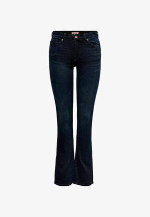 Jeans bootcut - blue black denim
