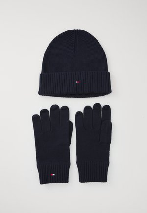FLAG BEANIE & GLOVE SET UNISEX - Rukavice - space blue