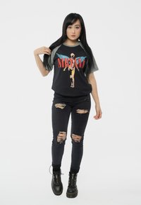 Paradiso Clothing NIRVANA IN UTERO ANGELIC RAGLAN - Print T-shirt - black