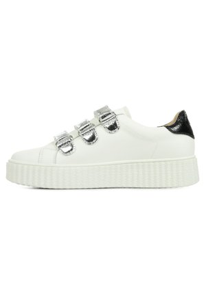 Sneakers laag - white   silver