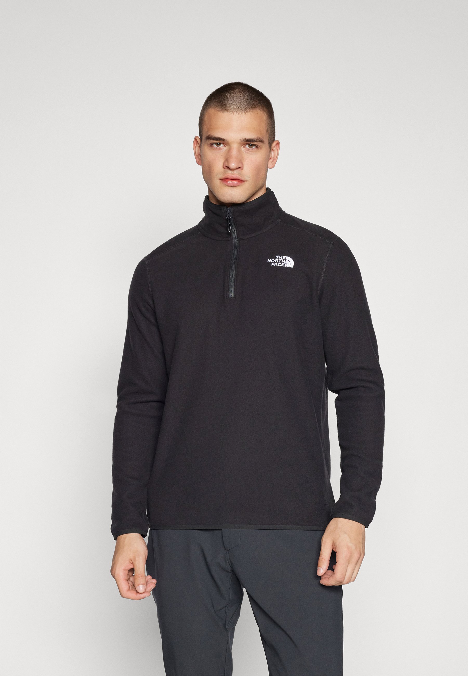 The North Face GLACIER 1/4 ZIP - Fleece jumper - black - Zalando.co.uk