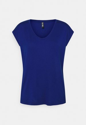 Pieces, T-shirt basic - blue