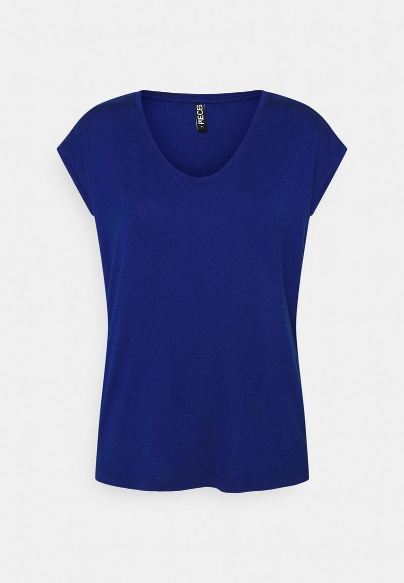 Pieces T-shirt basique - blue