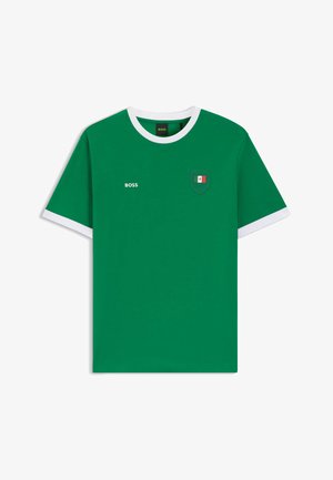 BOSS, BOSS TS_BB BC LUX TEE - Camiseta estampada - green ten