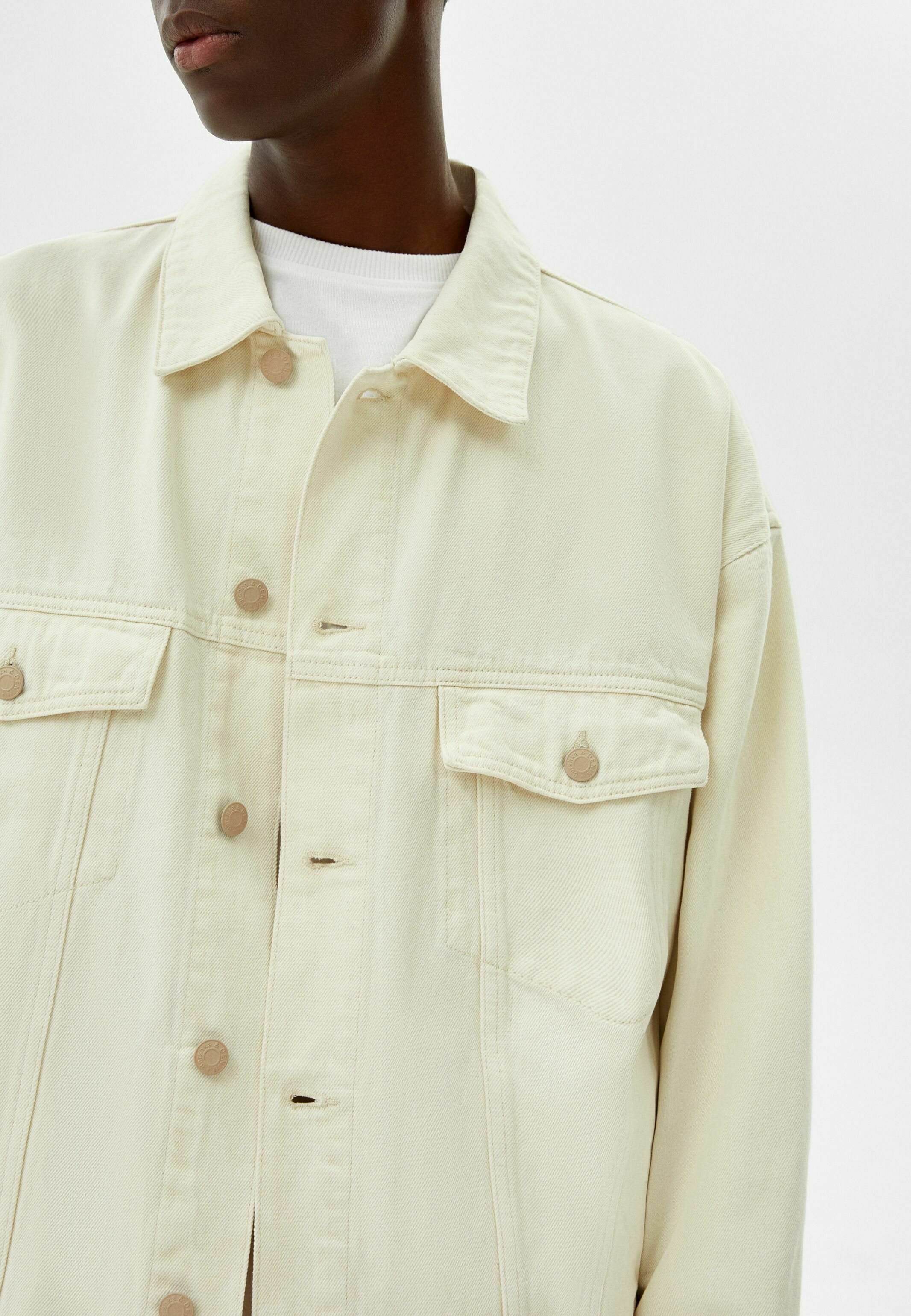 Bershka OVERSIZED - Denim jacket - off 