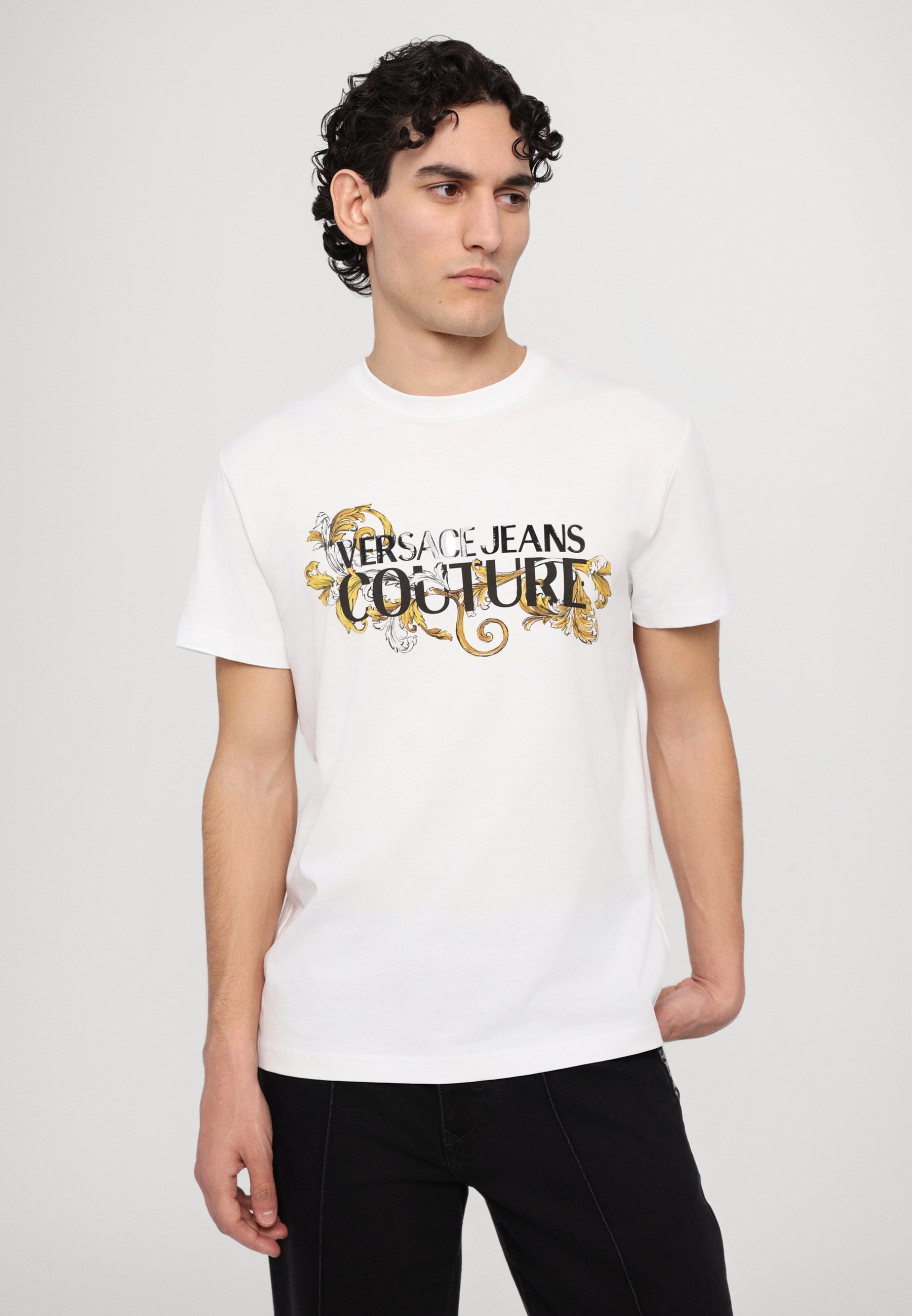 Versace Jeans Couture Print T-shirt - white/gold/white