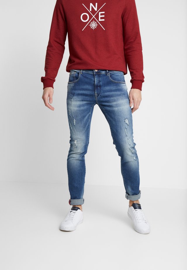 SEAHAM REPAIR - Slim fit jeans - midnight blue