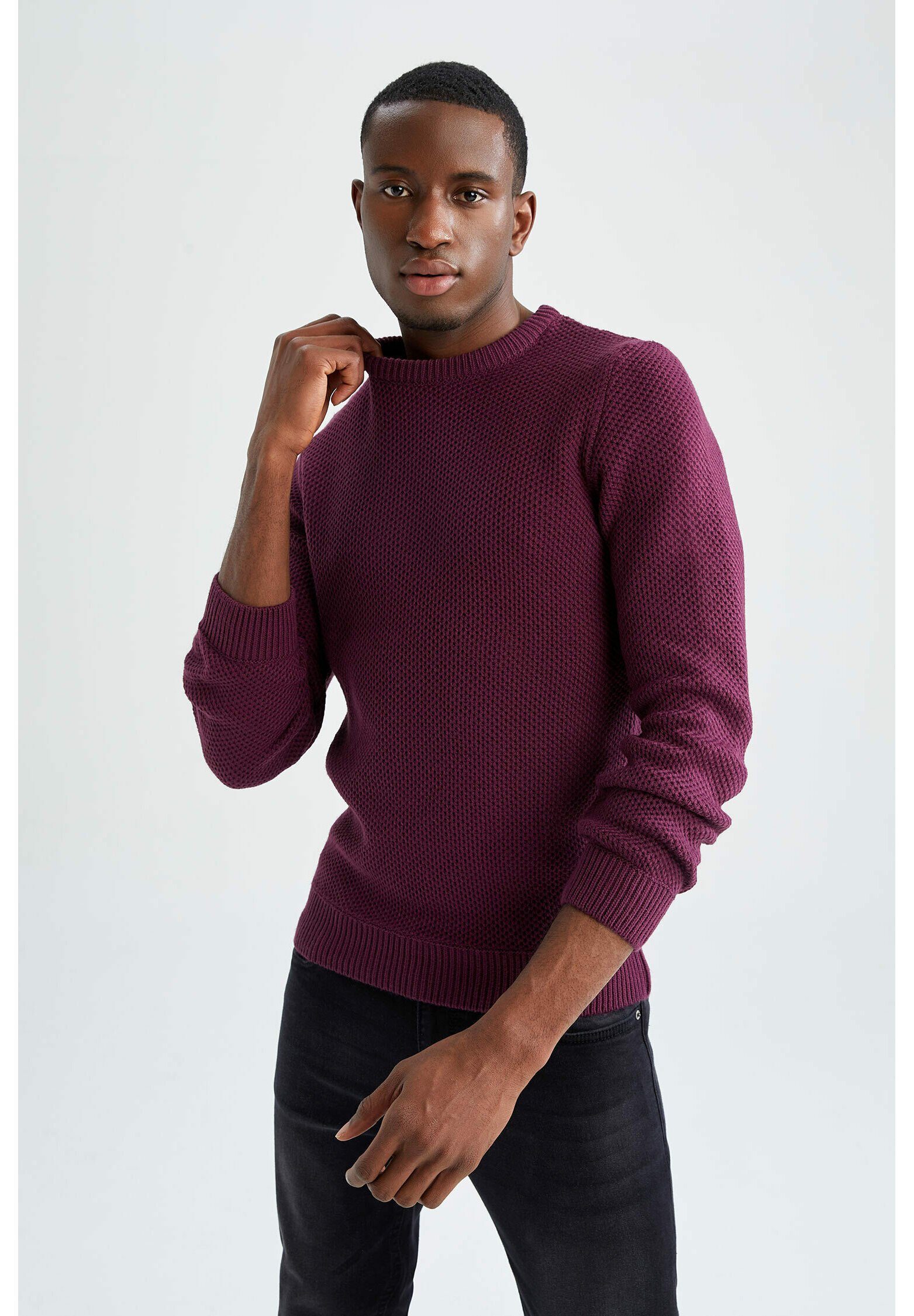 Men's lilac Knitwear | Free Delivery 