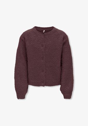 ONLY GIRLS, KNITTED SHIRT KOGGALO KNITTED SHIRT - Gilet - fudge