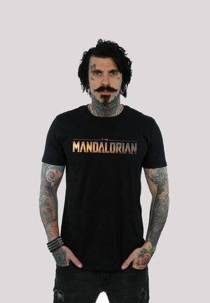 STAR WARS THE MANDALORIAN LOGO - KRIEG DER STERNE FAN ME - Print T-shirt - black