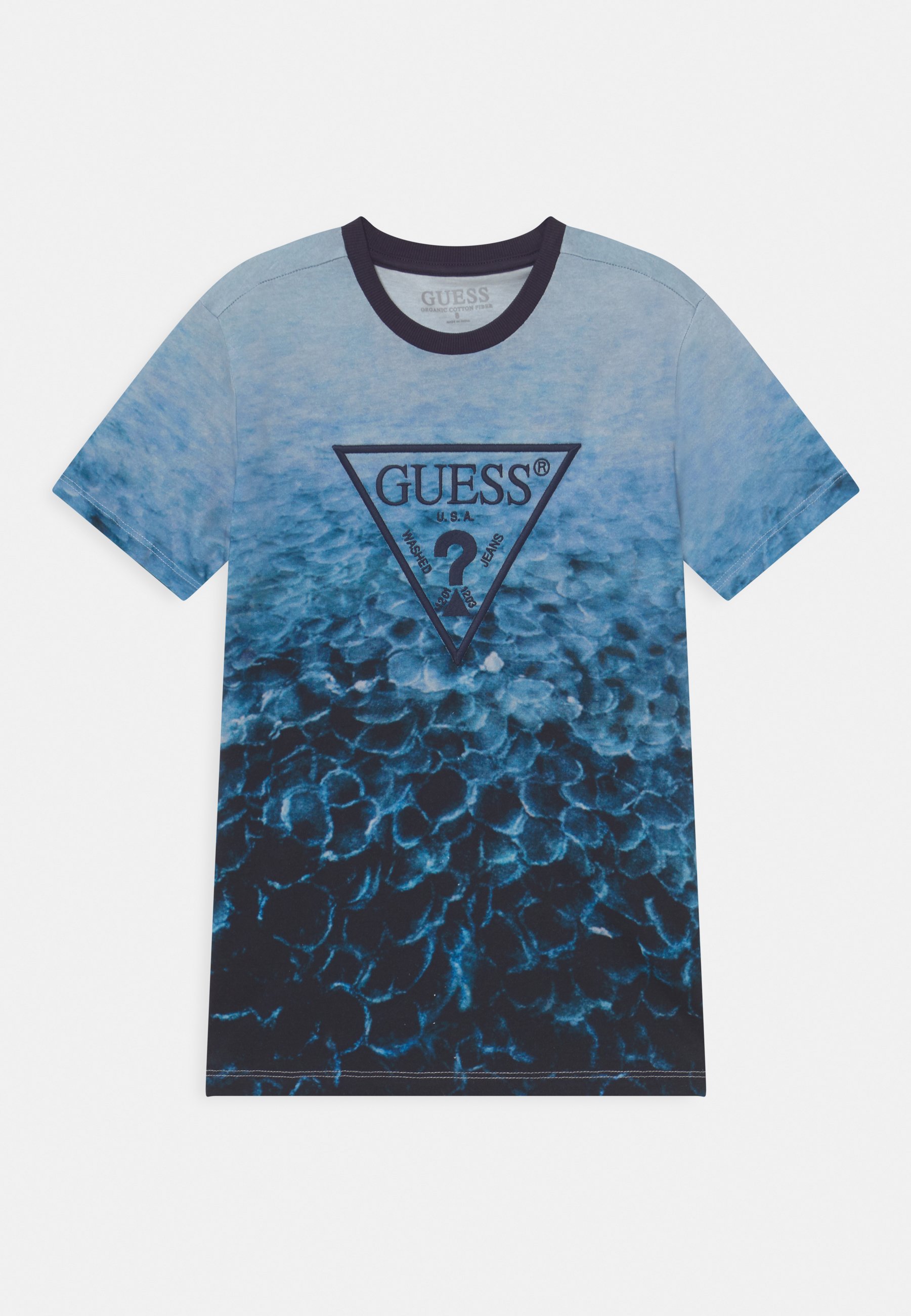 Guess JUNIOR - Print T-shirt - blue 