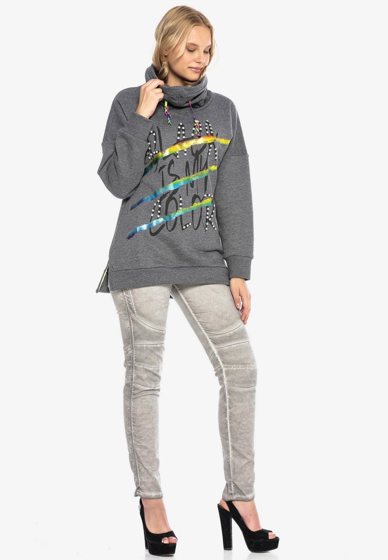 Damen Sweatshirts | Cipo & Baxx Sweatshirt anthracite/anthrazit - IK43991 Damen Sweatshirts | Cipo & Baxx Sweatshirt anthracite/anthrazit - IK43991