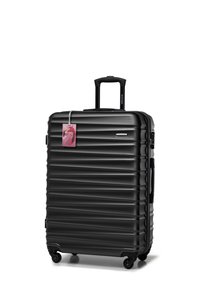 WITTCHEN LARGE SUITCASE WITH LUGGAGE TAG FROM ABS - Valise à roulettes - black