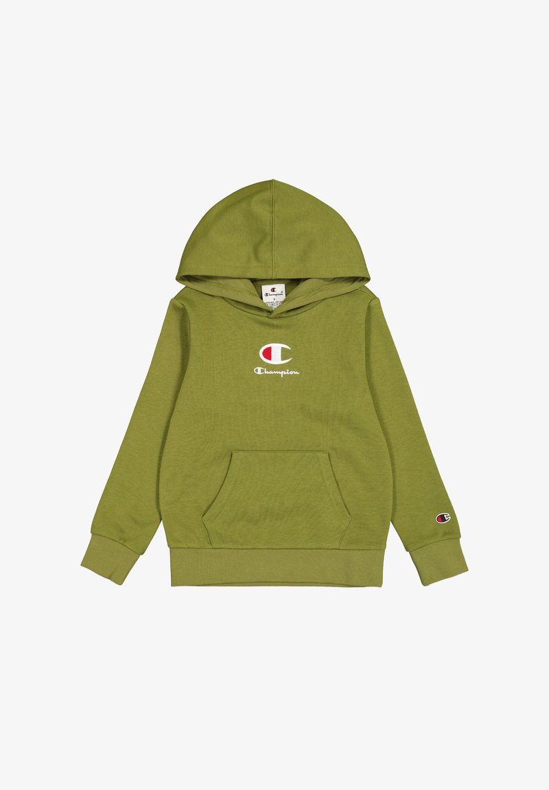 Champion SCRIPT SHOP - Kapuzenpullover - khaki
