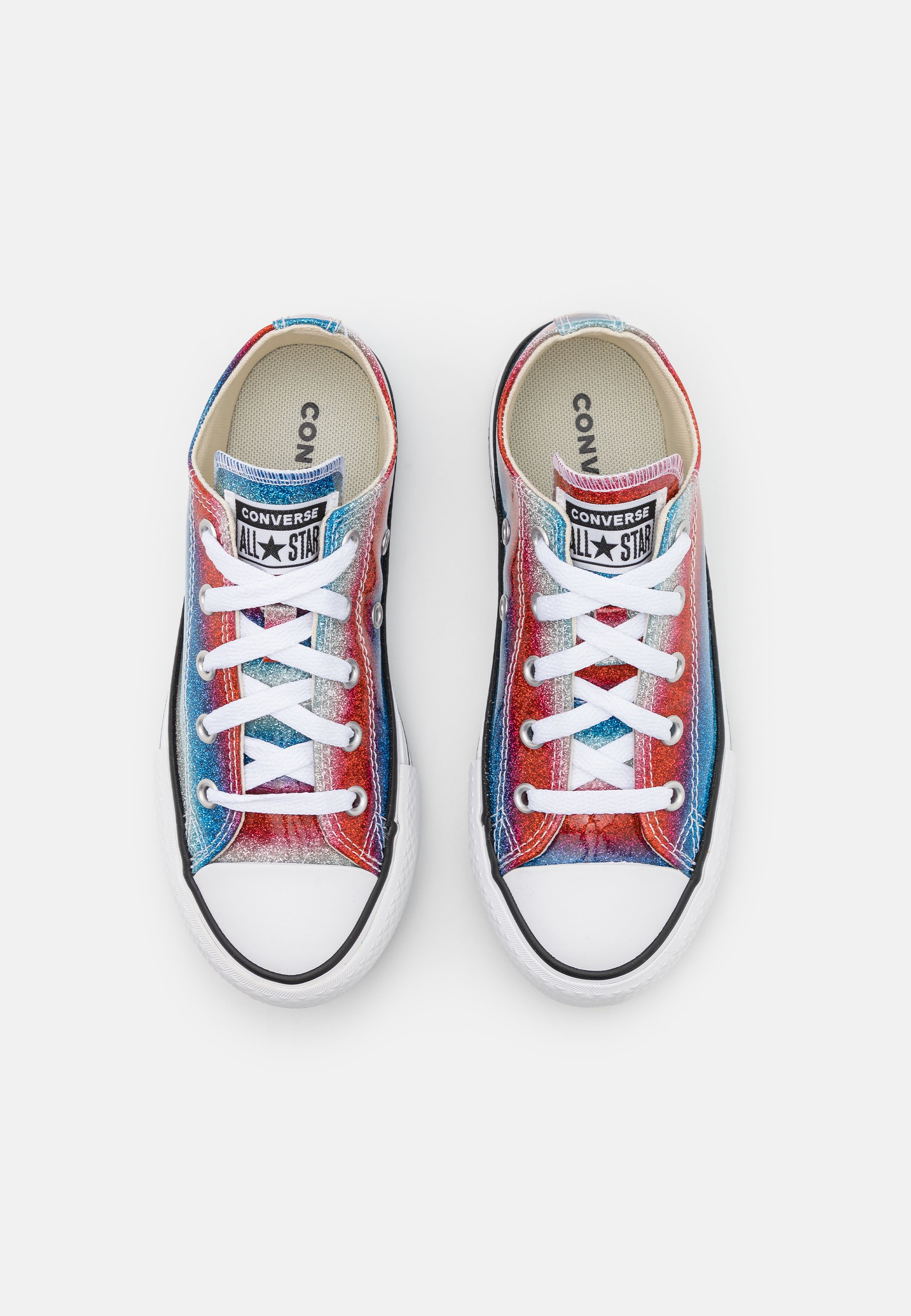 Converse CHUCK TAYLOR ALL STAR LIFT GLITTER DRIP - Sneakers laag - baltic  blue/white/soft red/blauw - Zalando.be