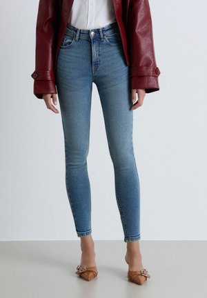 Calliope, JEAN TINTA UNITA - Jeans Skinny Fit - blu denim sabbiato