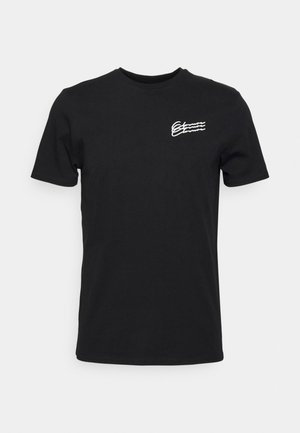 SCRIPT INCLINE TEE - Basic T-shirt - black