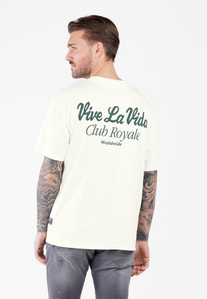 Print T-shirt - whisper white