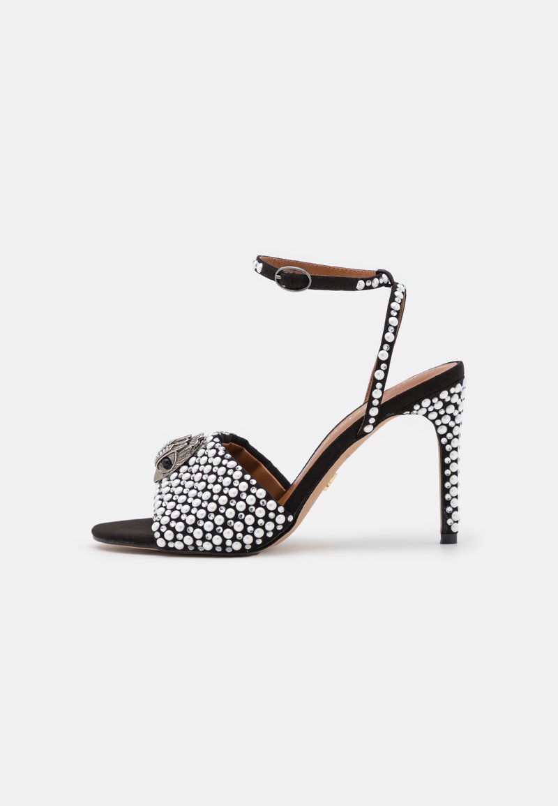 Kurt Geiger London KENSINGTON Riemensandalette black/white/schwarz