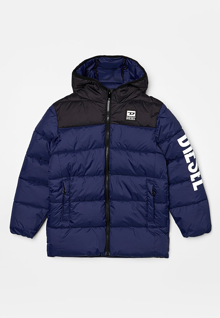 Diesel Wintermantel donkerblauw Diesel Wintermantel donkerblauw