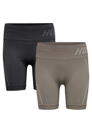 Hummel HMLTE CHRISTEL - Leggings - black chateau grey