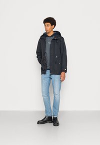 Jack & Jones JJLAY SHORT - Parca - dark navy